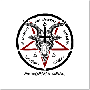 BAPHOMET - SIGIL OF SATAN - THE OCCULT Posters and Art